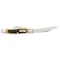 Case Cutlery Knife, Amber Bone Cv Large Stockman 00204 - alternate 2